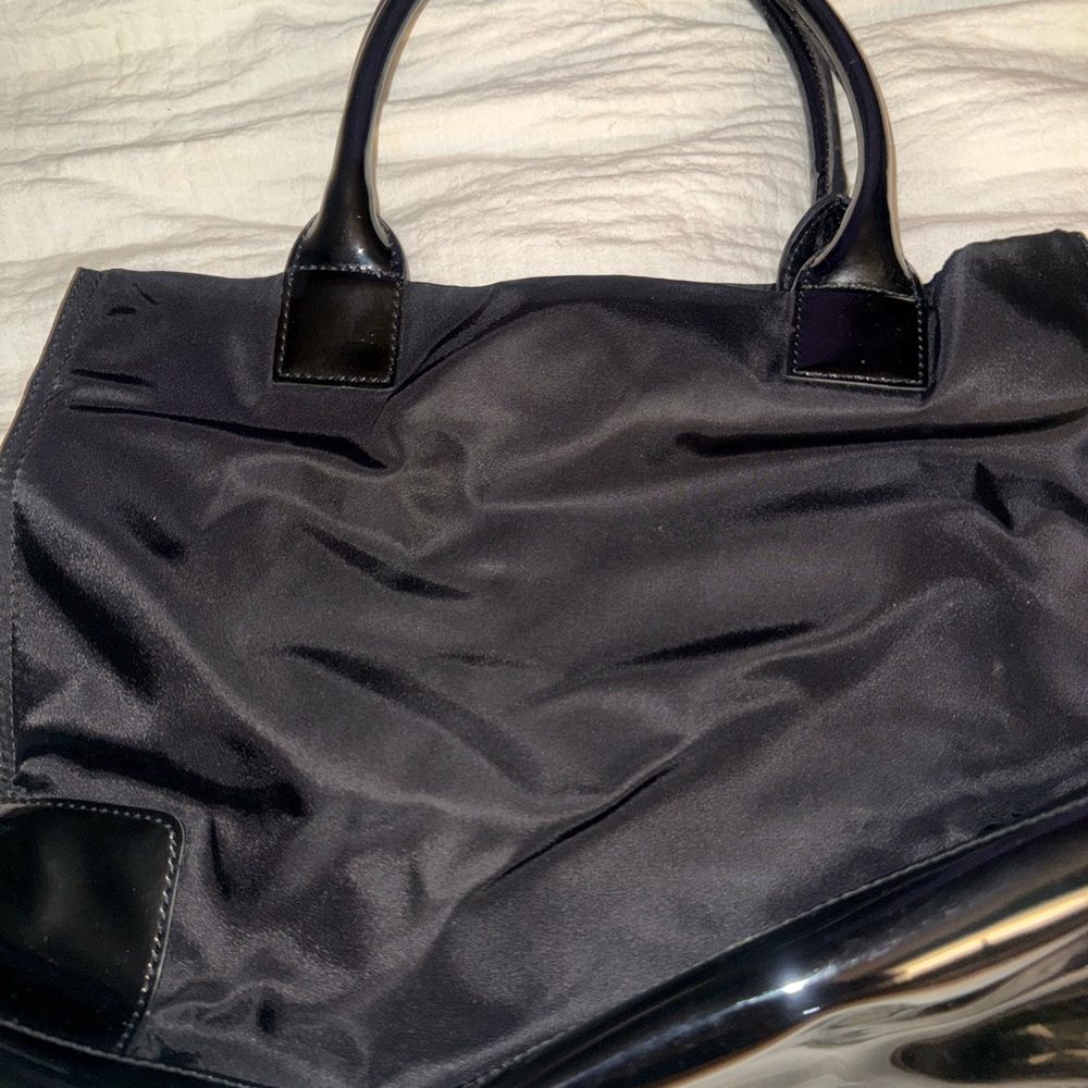 Tory Burch Black Nylon Ella Tote - Picture 2 of 4
